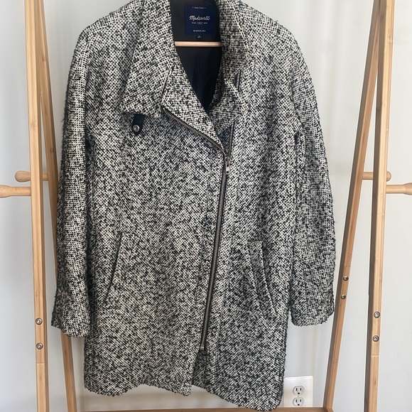 Madewell city coat- speckled - Picture 6 of 11